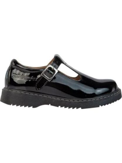 ZAPATO ESCOLAR DE PIEL NEGRO HUSH PUPPIES1