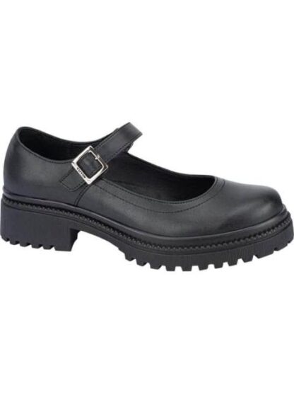 ZAPATO ESCOLAR DE PIEL NEGRO YU YIN - Image 2