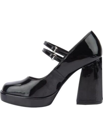 ZAPATO CHAROL TACON ANCHO NEGRO VI LINE FASHION - Image 5