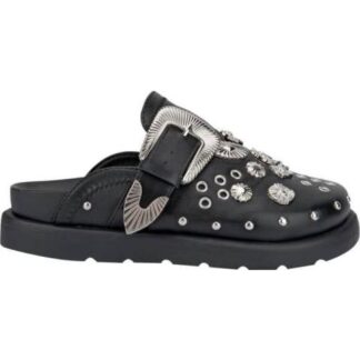ZAPATO ZUECO CON ESTOPEROLES NEGRO BELINDA PEREGRIN