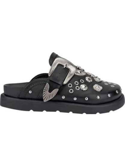 ZAPATO ZUECO CON ESTOPEROLES NEGRO BELINDA PEREGRIN