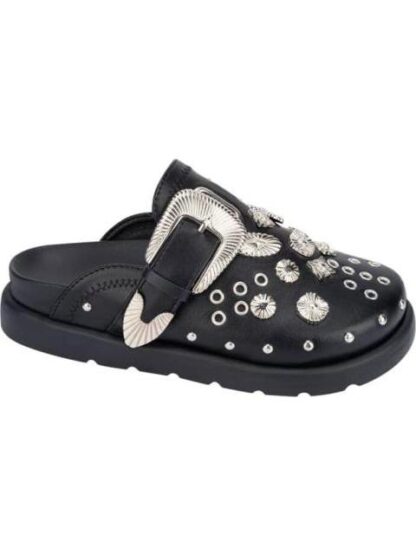 ZAPATO ZUECO CON ESTOPEROLES NEGRO BELINDA PEREGRIN - Image 2