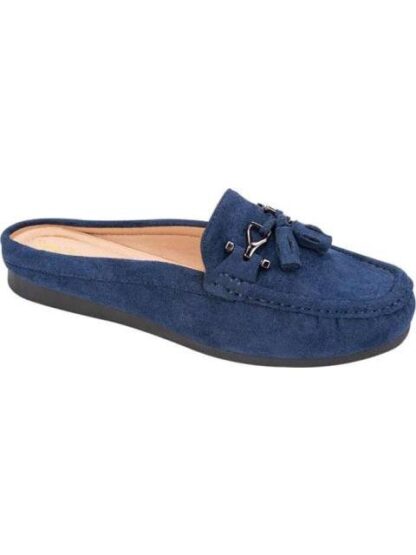 ZUECO CON HERRAJE AZUL MARINO SHOSH - Image 2