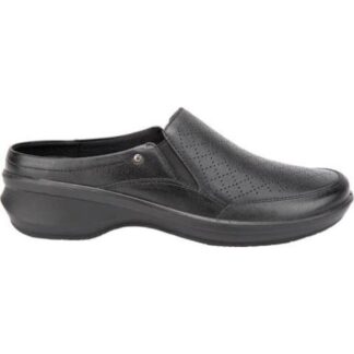ZUECO DE PIEL NEGRO FLEXI