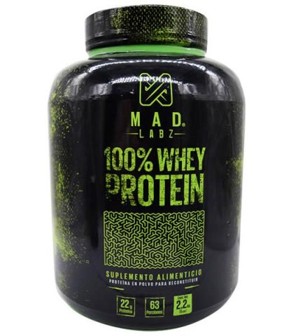 100 WHEY PROTEIN CHOCOLATE 2.2 KG MAD LABZ