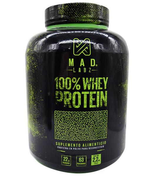 100 WHEY PROTEIN CHOCOLATE 2.2 KG MAD LABZ