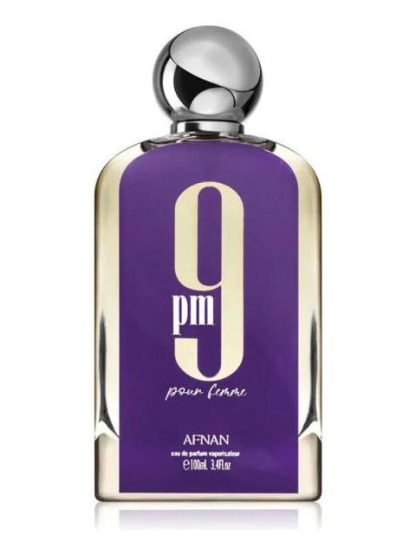 9PM POUR FEMME AFNAN EDP 100 ML SPRAY ( PURPLE) MUJER - Image 2