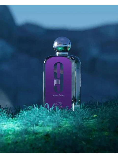 9PM POUR FEMME AFNAN EDP 100 ML SPRAY ( PURPLE) MUJER - Image 5