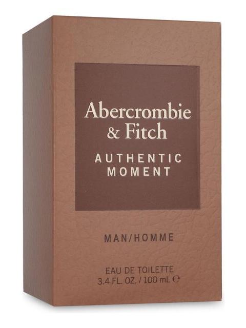 ABERCROMBIE & FITCH AUTHENTIC MOMENT MAN 100ML EDT SPRAY - C - Image 3