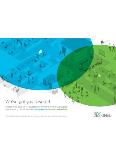 ACCESS POINT CISCO DE BANDA DUAL 140AC 867 MBIT-S 1X RJ-45 2.4-5GHZ ANTENA INTEGRADA DE 4DBI - Image 5