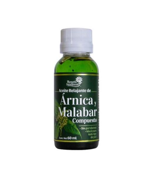 ACEITE DE MALABAR 60ML ACEITE DE USO EXTERNO MARGARITA SANAMENTE