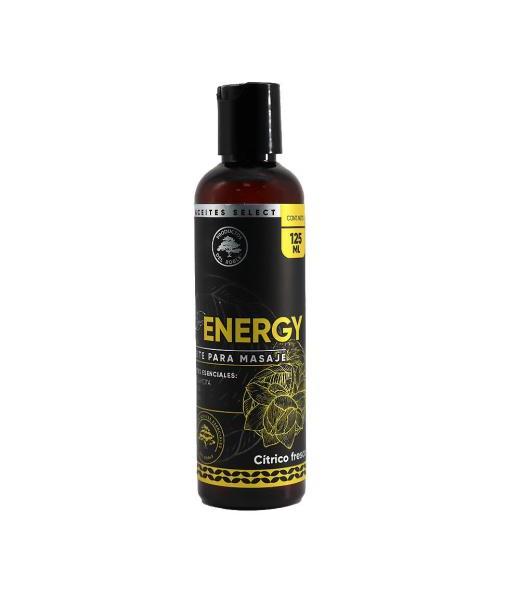 ACEITES SELECT ENERGY 125 ML BERGAMOTA MENTA Y LIMON PRODUCTOS DEL ROBLE