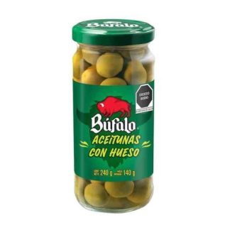 ACEITUNAS BUFALO CON HUESO 240 G