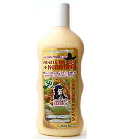 ACONDICIONADOR CON ACEITE DE OSO 550 ML DEL INDIO PAPAGO