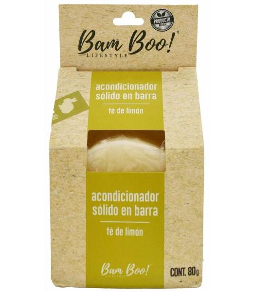 ACONDICIONADOR SOLIDO TE LIMON 80 G BAM BOO LIFESTYLE