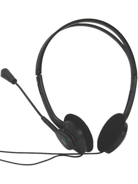 ACTECK AUDIFONOS CON MICROFONO AM-370 ALAMBRICO 1.8 METROS 3.5MM NEGRO