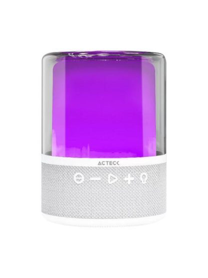 ACTECK BOCINA PORTATIL GLEE PURE AP50 BLUETOOTH INALAMBRICO 40W RMS USB-C BLANCO - Image 5