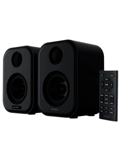 ACTECK BOCINAS DYNAMIC EXACT BS650 ALAMBRICO-INALAMBRICO BLUETOOTH 2.0 CANALES 50W RMS USB NEGRO - Image 2