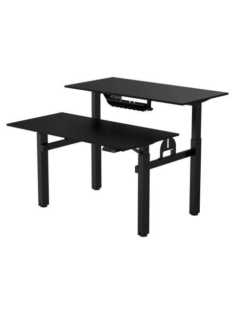 ACTECK ESCRITORIO ELECTRICO DOBLE AJUSTABLE ERGO DESK V2 ED727 NEGRO