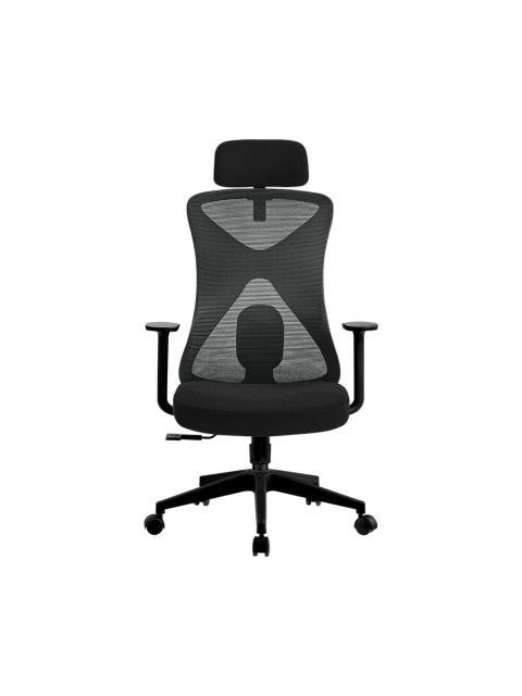 ACTECK SILLA EJECUTIVA FLOE PRO EC737 RESPALDO DE MALLA REPOSABRAZOS NEGRO - Image 4