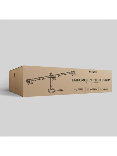 ACTECK SOPORTE DE ESCRITORIO PARA 3 MONITORES 17 - 27 HASTA 21KG - Image 7