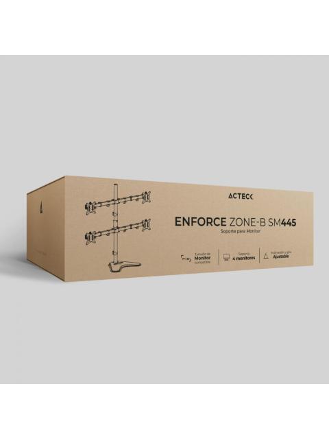 ACTECK SOPORTE DE ESCRITORIO PARA 4 MONITORES 17 - 32 HASTA 36.3KG - Image 5