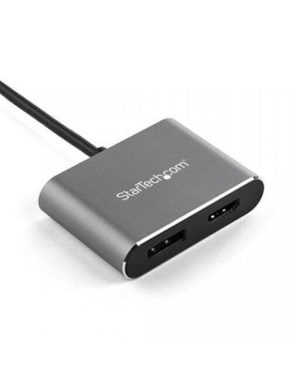 STARTECH  USB C MACHO - HDMI-DISPLAYPORT HEMBRA NEGRO-GRIS - Image 3