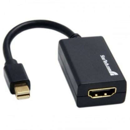 STARTECH  ADAPTADOR MINI DISPLAYPORT 1.2 MACHO - HDMI HEMBRA 1080P NEGRO - Image 2