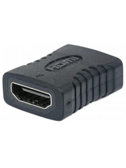 MANHATTAN COPLE HDMI A HEMBRA - HDMI A HEMBRA CONEXION RECTA NEGRO - Image 2