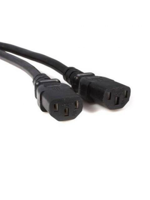 STARTECH  CABLE DE PODER C14 MACHO - 2X C13 HEMBRA 3 METROS NEGRO - Image 3