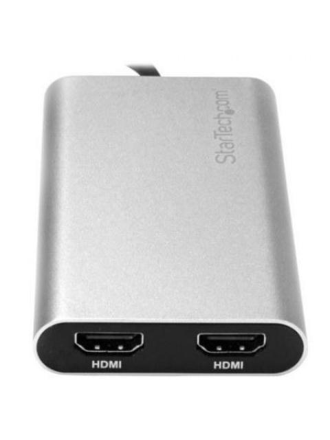 STARTECH  ADAPTADOR DE VIDEO THUNDERBOLT 3 A DOBLE HDMI 4K 60HZ PLATA - Image 6