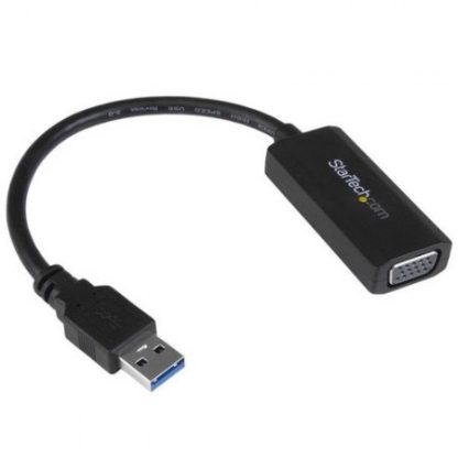STARTECH  ADAPTADOR DE VIDEO USB 3.0 MACHO - VGA HEMBRA CON CONTROLADORES INCORPORADOS NEGRO - Image 2