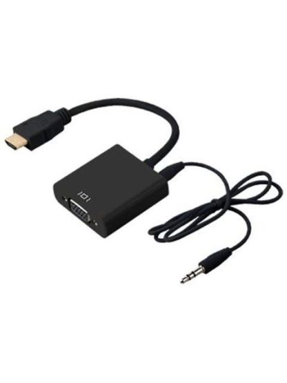 ADAPTADOR HDMI A VGA BROBOTIX NEGRO 110964N