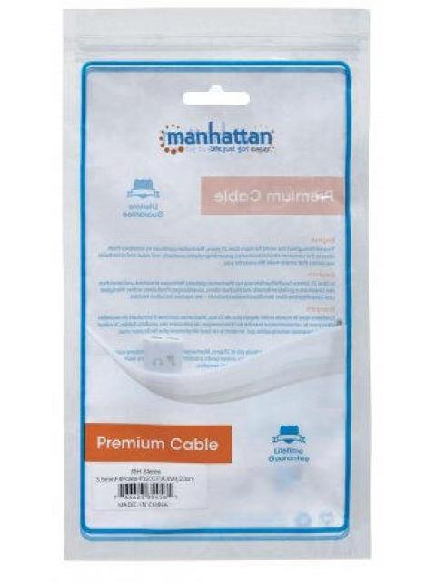 MANHATTAN ADAPTADOR DE AUDIO 3.5MM MACHO - 2X 3.5MM HEMBRA BLANCO - Image 6