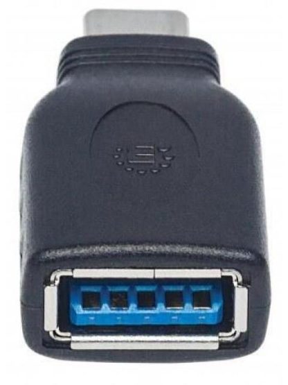 MANHATTAN ADAPTADOR USB C MACHO - USB A HEMBRA NEGRO - Image 7