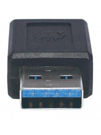MANHATTAN ADAPTADOR USB C 3.1 HEMBRA - USB A MACHO NEGRO - Image 4