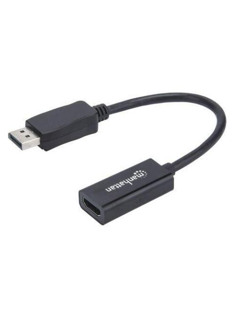 ADAPTADOR MANHATTAN DISPLAYPORT MACHO - HDMI HEMBRA 15CM 151634