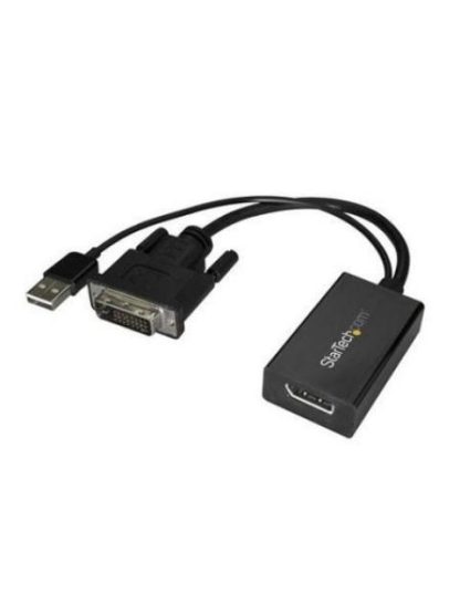 STARTECH  ADAPTADOR DVI MACHO - DISPLAYPORT HEMBRA ALIMENTADO POR USB - Image 2