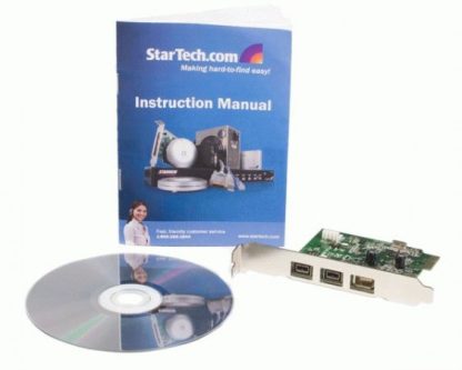 STARTECH  TARJETA PCI EXPRESS PEX1394B3 ALAMBRICO 3 PUERTOS FIREWIRE - Image 3