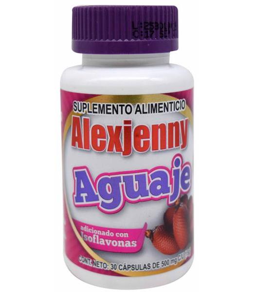 AGUAJE CON ISOFLAVONAS 30 CAP ALEXJENNY NATURAL