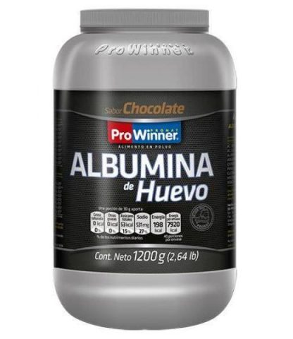 ALBUMINA DE HUEVO CHOCOLATE 1200 GR. PRONAT