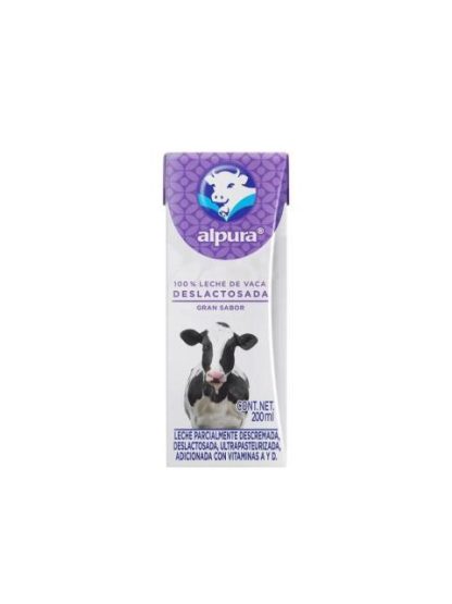 ALPURA LECHE TETRA DESLACTOSADA 200 ML
