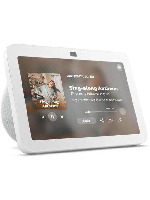 AMAZON ECHO SHOW 8 GEN3 2023 ASISTENTE DE VOZ. PANTALLA 8 HD INALAMBRICO-ALAMBRICO BLANCO