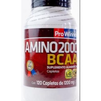 AMINO BCAA 2000 120 CAPLETAS DE 1350 MG PROWINNER