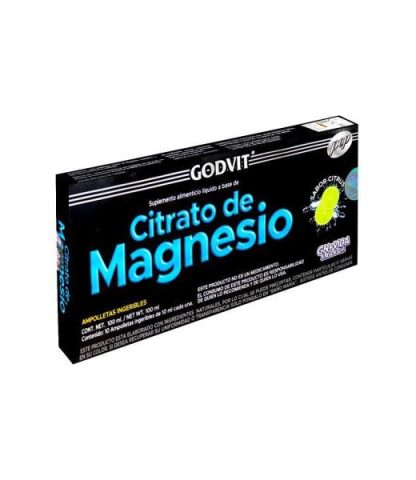 AMP. CITRATO DE MAGNESIO C 10 SABOR CITRUS GN+VIDA