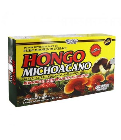 AMP. HONGO MICHOACANO C 10 EXTRACTOS HERBALES VIT. Y MINERALES RE GN+VIDA