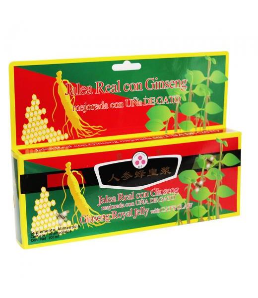 AMP. JALEA REAL CON GINSENG MEJORADA CON UÑA DE GATO C 10 (10ML C NATURAL SYSTEM