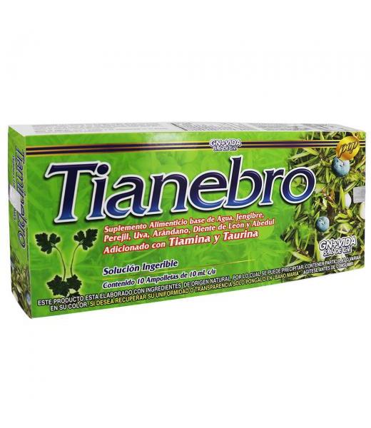 AMP. TIANEBRO C 10 A BASE DE AGUAJENJIBREPEREJILUVAARANDANODIENTE GN+VIDA