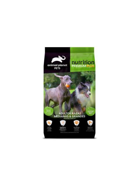 ANIMAL PLANET ALIMENTO ADULTO RAZAS MEDIANAS Y GRANDES 25 KG