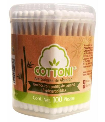APLICADORES DE ALGODON 100 PZA COTTONI